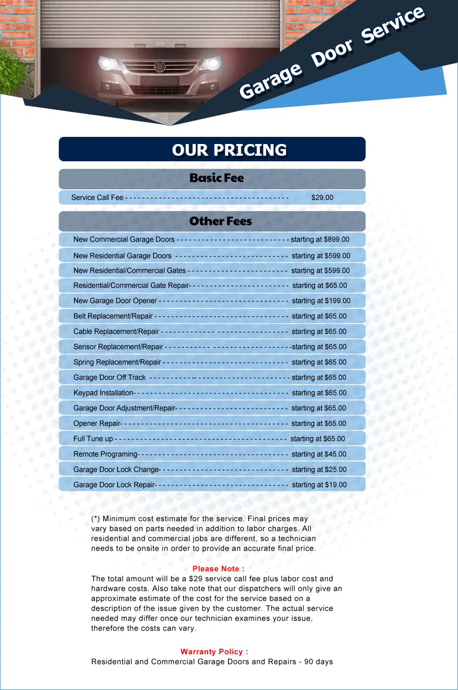 Eagle Garage Door Service Woodbridge, NJ 732-482-1323